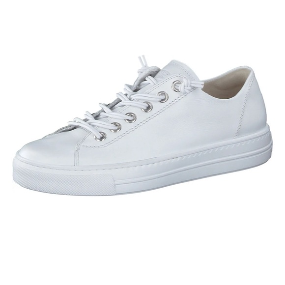 Platform SneakerWhite leather sneaker (NOT PATENT) Never...